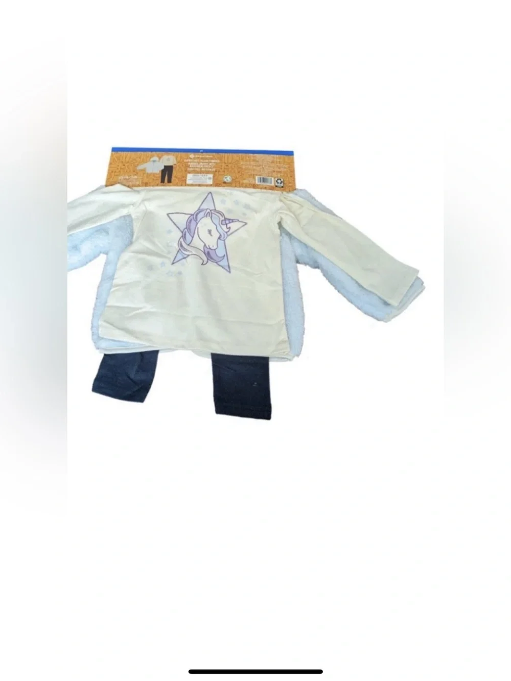 Member's Mark Girl's 3-Piece Favorite Cozy Jacket, Top & Legging Set Size 4t